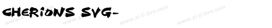 Cherions SVG字体转换